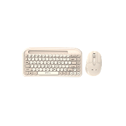 TECLADO+MOUSE WIR/BT FTXGK01 POR/POP/GOLD 106081