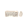 TECLADO+MOUSE WIR/BT FTXGK01 POR/POP/GOLD 106081