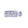 TECLADO+MOUSE WIR/BT FTXGK01 ESP/POP/LILA 106050