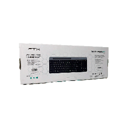 TECLADO WIR/BT FTXB105 NUM/ESP/NEG 099574