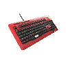 TECLADO USB XTECH XTK-M401IM IRON MAN ESP/ROJO/MULTIMEDIA PSJ