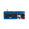TECLADO USB XTECH XTK-M401CA CAPITAN AMERICA ESP/AZUL/MULTIMEDIA PSJ