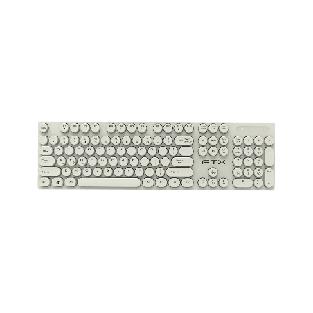 TECLADO USB FTXK22 NUM/POR/POP/BLAN 099727