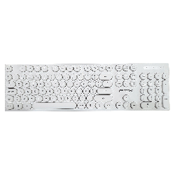TECLADO USB FTXK22 NUM/POR/POP/BLAN 099727