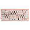 TECLADO BT FTXB1000 ULTRA SLIM POR/ROSA 099543