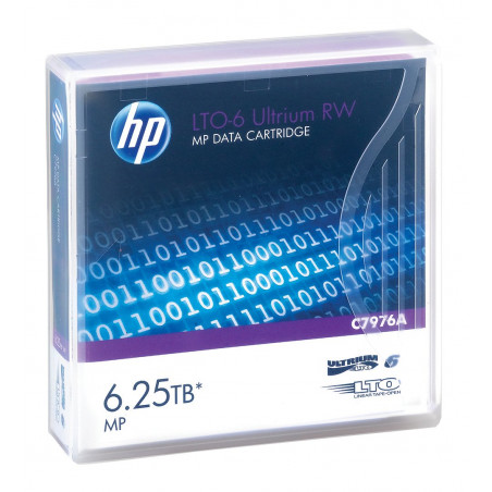 HPE LTO-6 ULTRIUM 6.25TB MP RW (C7976A)