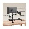 SOPORTE P/POS IMP/2MON/SCAN 17" A 32" FTX FTX-02LD 9KG/ART/ROT180/GIR