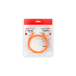 PATCH CORD UTP RJ45 HIKVISION CAT6 3 MTS NARANJA 24AWG DS-1NP6UEC0