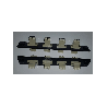 PANEL FRENTE 08 ADAP.DUPLEX LC MM P/BAND.48P LANPRO