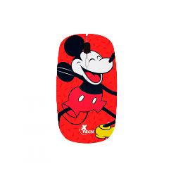 MOUSE WIR XTM-D340MK MICKEY MOUSE XTECH 1600DPI/4 BOT/ROJO PSJ