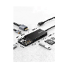 HUB USB-C 3.0/6 EN 1 FTX-HUBT4-PB 4K/5GBPS/SD NEGRO 115526