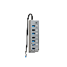 HUB USB-A 3.0 FTX-HUBU7-AG 7 PORT/5GBPS/USB-C GRIS 115540