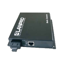 CONVERTIDOR FIBRA O. 10/100 SC SM X 20 KMS LANP LP-ICF2100-20