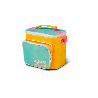 CONSERV BOLSA IGLOO  9LAT RETRO SQUARE LUNCH YLW/MINT 1P 66061