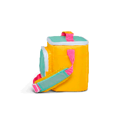 CONSERV BOLSA IGLOO  9LAT RETRO SQUARE LUNCH YLW/MINT 1P 66061