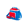 CONSERV BOLSA IGLOO  9LAT RETRO SQUARE LUNCH SN-BLU 1P 63083