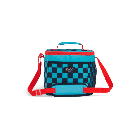 CONSERV BOLSA IGLOO  9LAT KIDS SQUARE LUNCH BLU CHCKR 1P 64302