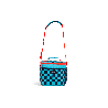 CONSERV BOLSA IGLOO  9LAT KIDS SQUARE LUNCH BLU CHCKR 1P 64302