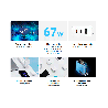 CARG P/ PARED 67W XIAOMI GAN CHARGER USB-A/USB-C C/CABLE BHR7492US