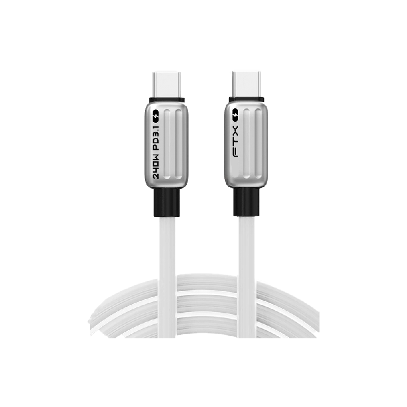 CABLE USB-C/USB-C 1M FTX CM240-ZSW1 P/IPHONE/240W/PD 3.1 BLANCO 120902