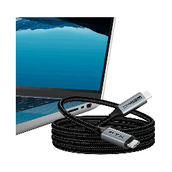 CABLE USB-C 3.2/USB-C 1M FTX-C160-PU31-CMCM2-AG1 20GBPS/NEGRO 115670