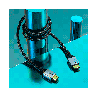 CABLE HDMI-HDMI M/M  1M FTX-HD8K-AG1 8K/60HZ/2.1/48GBPS BOLSA 115717