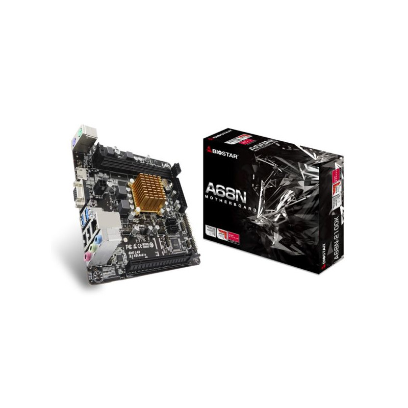 Placa Base Biostar A68N-2100K ITX + CPU AMD AMD E1-6010