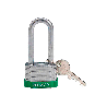 BRADY CANDADO ARCO ACERO CUERPO ACERO VERDE ARCO 58 MM (143142)