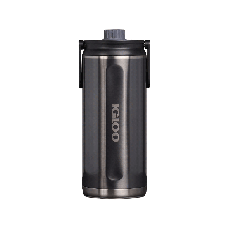 BOTELLA IGLOO  2.4L SSTL CHUG BTL NEGRO CARBONITE C/MANIJA 4P 71101