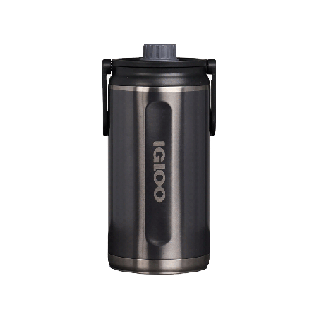 BOTELLA IGLOO  1.9L SSTL CHUG BTL NEGRO CARBONITE C/MANIJA 4P 71099