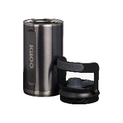 BOTELLA IGLOO  1.9L SSTL CHUG BTL NEGRO CARBONITE C/MANIJA 4P 71099