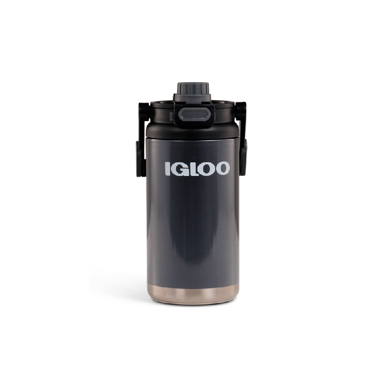 BOTELLA IGLOO  1.6L SSTL CHUG BTL NEGRO C/MANIJA  4P 31486