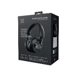 AURI HEADSET KNH-750GR KLIP HI-FI MIC/ANC/BT/3.5MM/GRIS