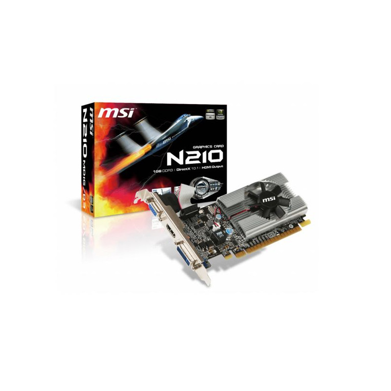 VGA MSI  N210-MD 1GB/DDR3/64bit 589/1080 MHZ