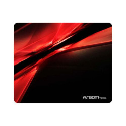 MOUSE PAD ARGOM ARG-AC-1235RD 8.5X10"NEGRO/ROJ