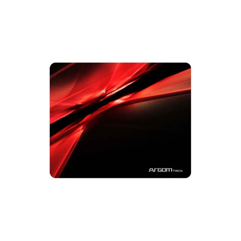 MOUSE PAD ARGOM ARG-AC-1235RD 8.5X10"NEGRO/ROJ