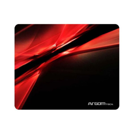 MOUSE PAD ARGOM ARG-AC-1235RD 8.5X10"NEGRO/ROJ