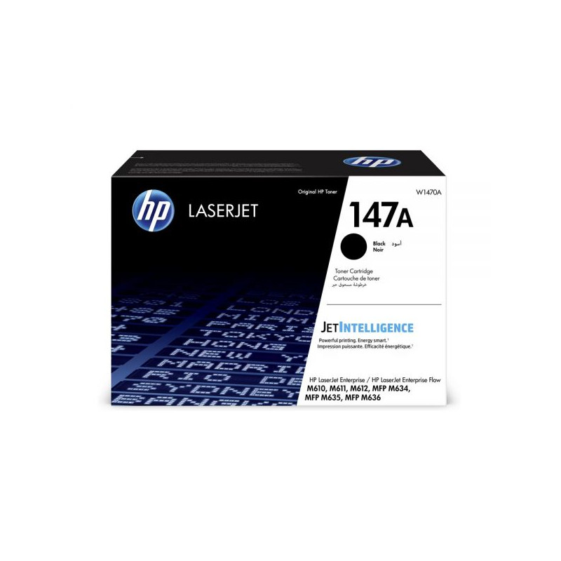 TONER HP W1470A (147A) / M611DN NEGRO
