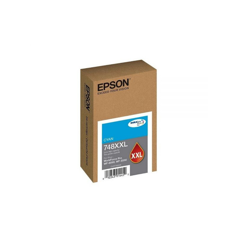 TINTA EP T748XXL220-A CYAN (WF-6090/6590)