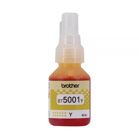 TINTA BROTHER BOTELLA BT5001Y YELLOW