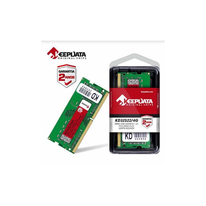 MEMORIA P/NB DDR4 4GB 3200MHZ KEEPDATA