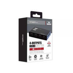 SPLITTER ARG-AV-5114 4-OUTPUTS HDMI 4K HD
