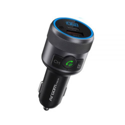 CARGADOR ARG-AC-0343BK MANOS LIBRE 2P BT P/ AUTO