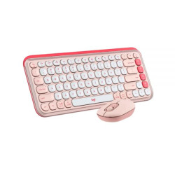 TECLADO LOGIT 920-013053 POP ICON COMBO WIR ROSA