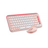 TECLADO LOGIT 920-013053 POP ICON COMBO WIR ROSA