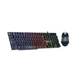 TECLADO KIT ARG-KB-2051BK KIT GAMER ING