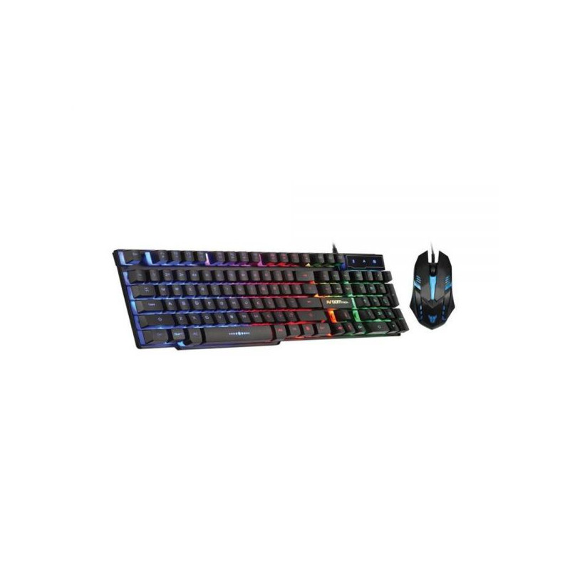TECLADO KIT ARG-KB-2051BK KIT GAMER ING