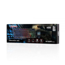 TECLADO KIT ARG-KB-2051BK KIT GAMER ING