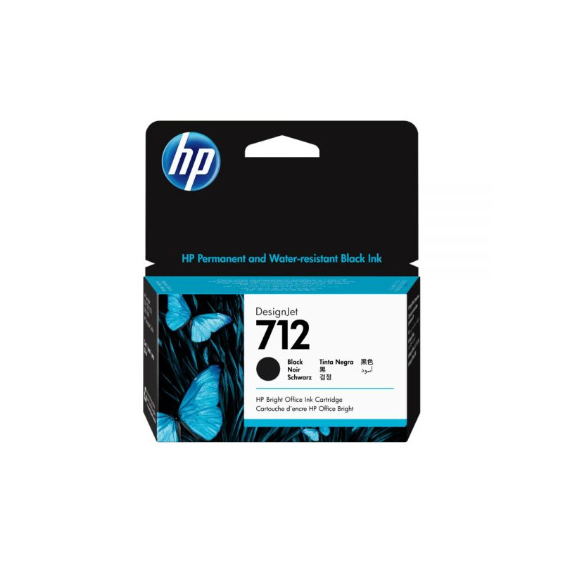 TINTA HP 3ED70A 712 NEGRO 38ML T250