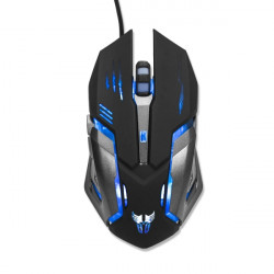 MOUSE ARG-MS-2040BK MS40 GAMING NEGRO/AZUL